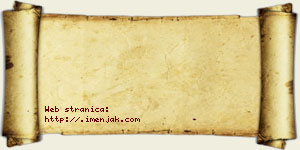 Bojana Radenović vizit kartica